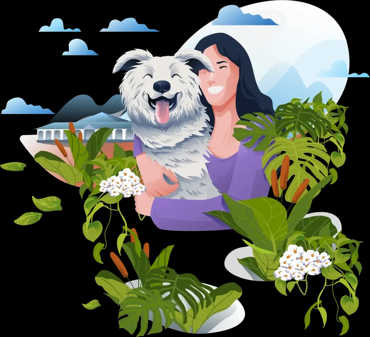 Friendly dog training